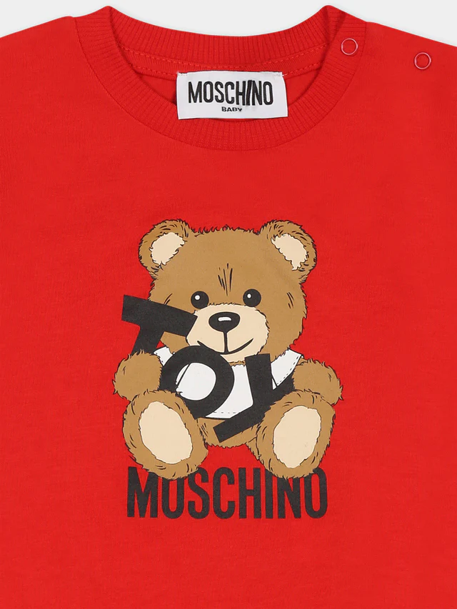 Blusa Moschino con Stampa Orsetto Teddy Toy
