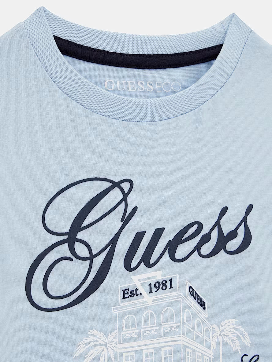 T-shirt con logo stampato