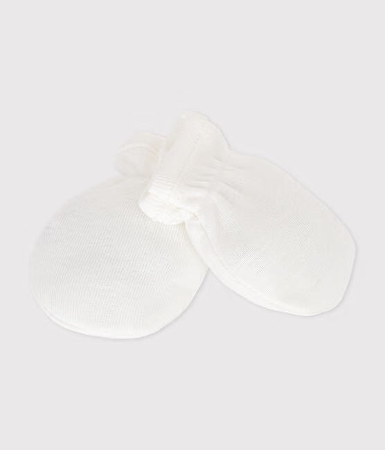 MUFFOLE IN COTONE TINTA UNITA NEONATO