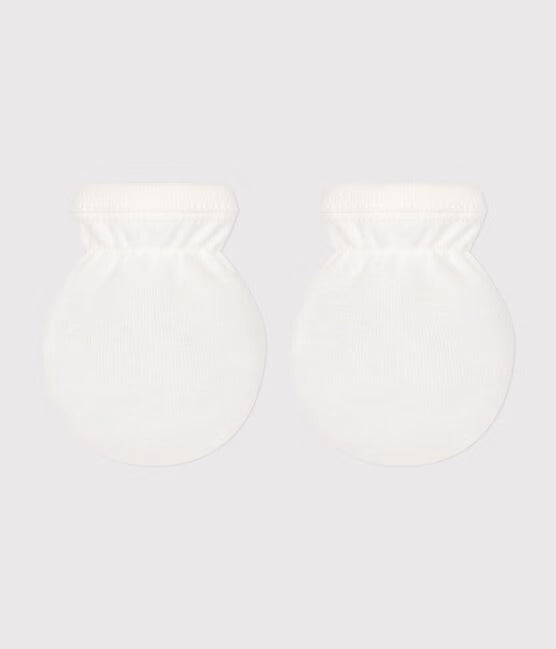 MUFFOLE IN COTONE TINTA UNITA NEONATO