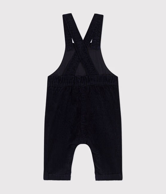 SALOPETTE IN VELLUTO NEONATO