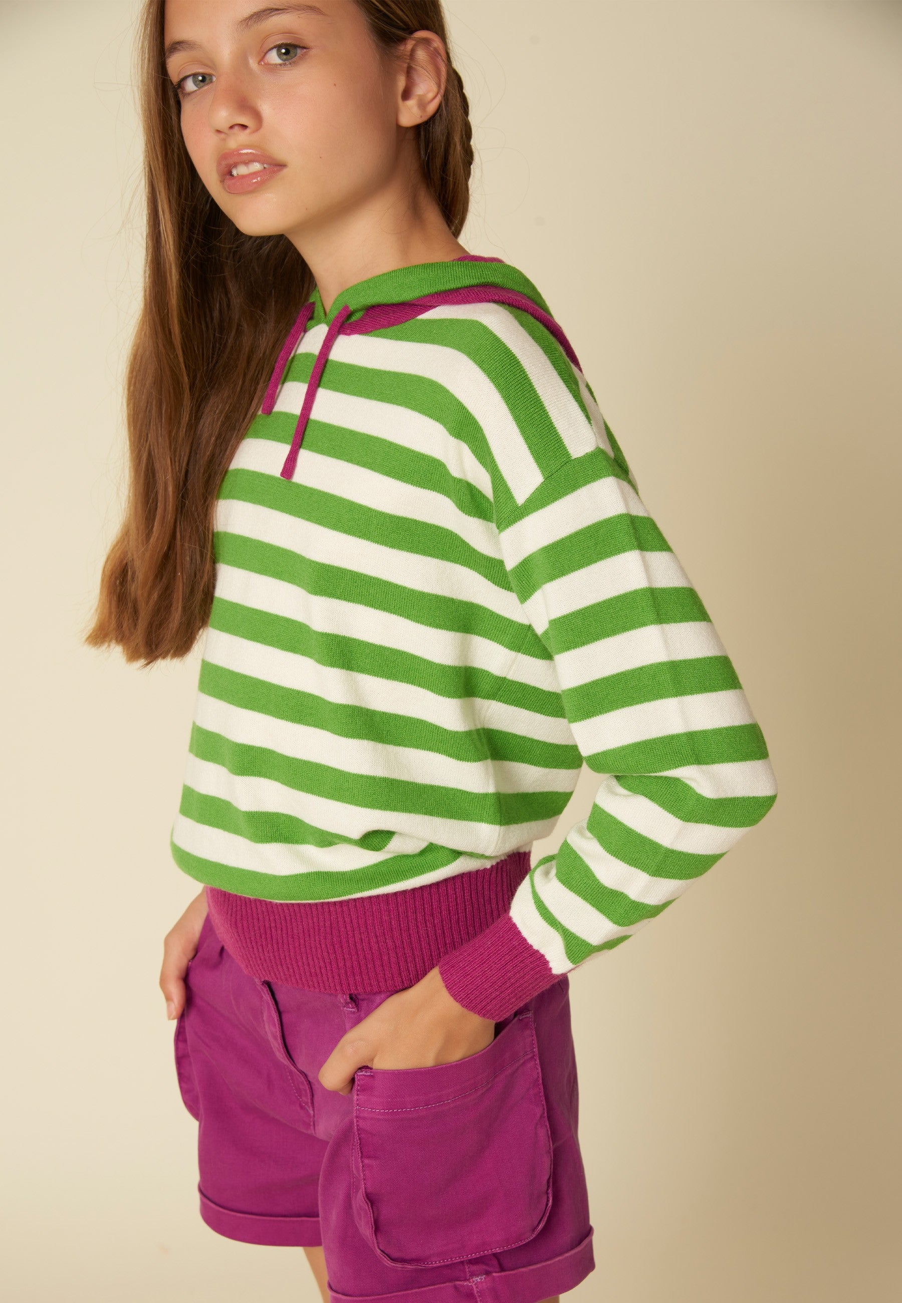 Maglia con Cappuccio ragazza