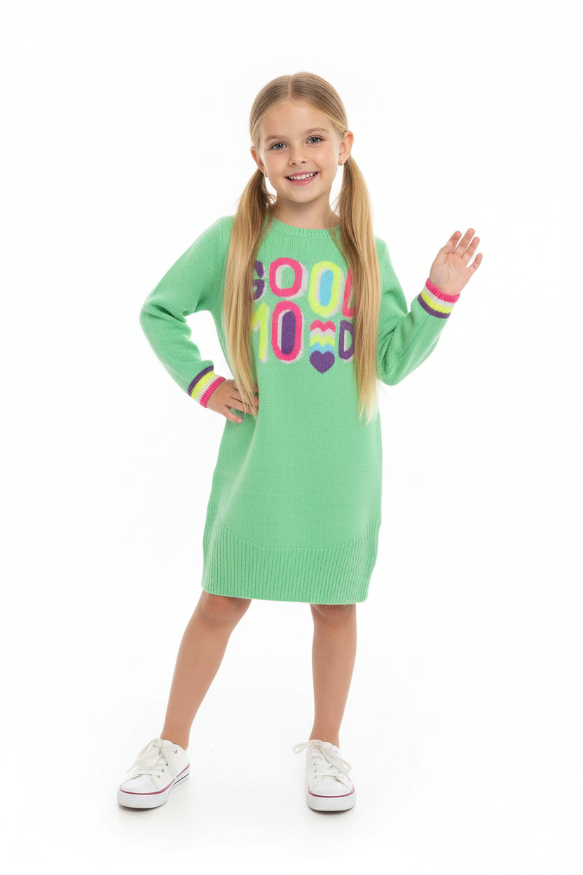 Abito maxi pull a trama rasata