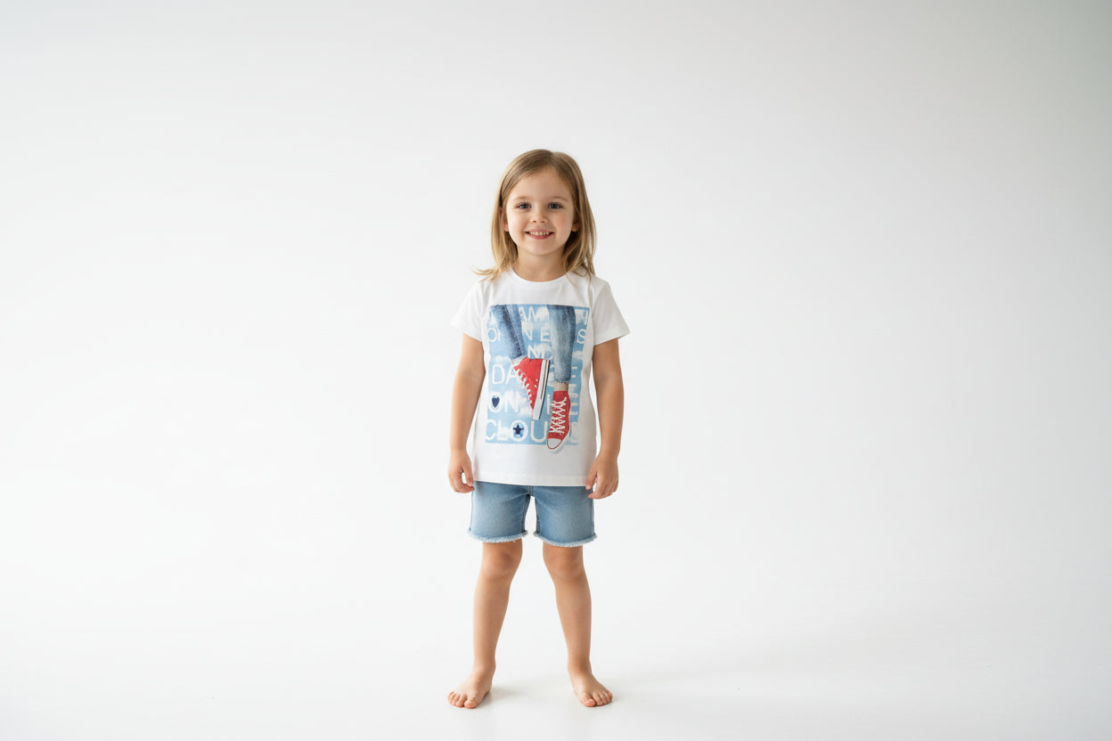 T-SHIRT COTONE BIANCA