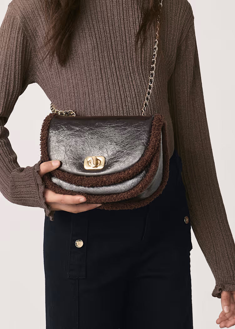 Borsa pelliccia combined Abel & Lula