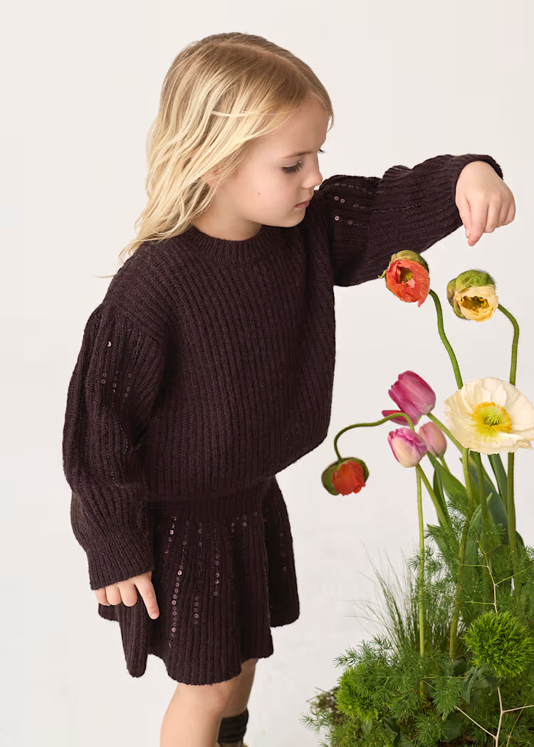 Completo gonna maglia lustrini Abel & Lula