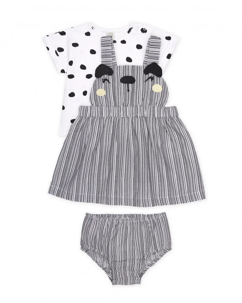 Completo in maglia tre pezzi per neonato