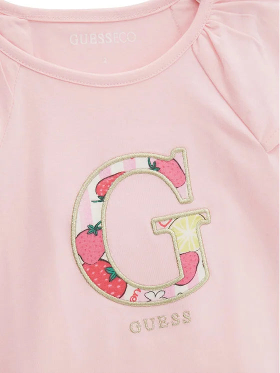 Completo T-shirt e leggings Rosa Regular Fit