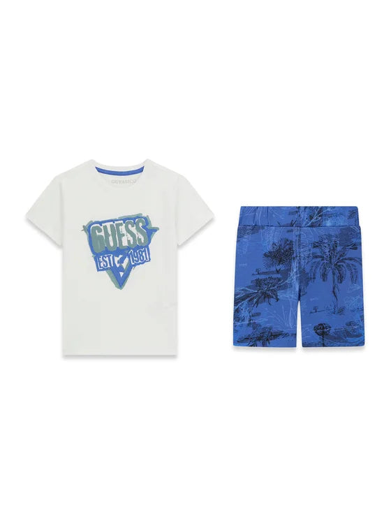 Completo T-shirt e pantaloncini Multicolore Regular Fit