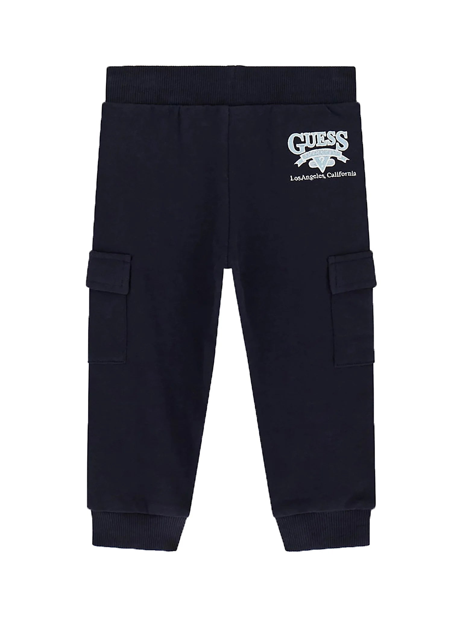 TUTA IN COTONE BLU GUESS