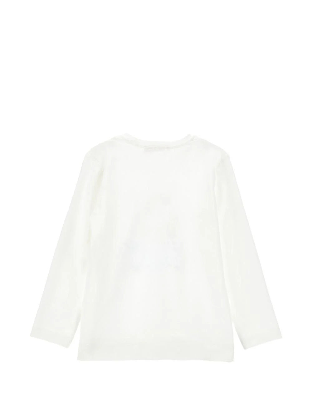 T-shirt per bambina Monnalisa Kids bianca con stampa grafica