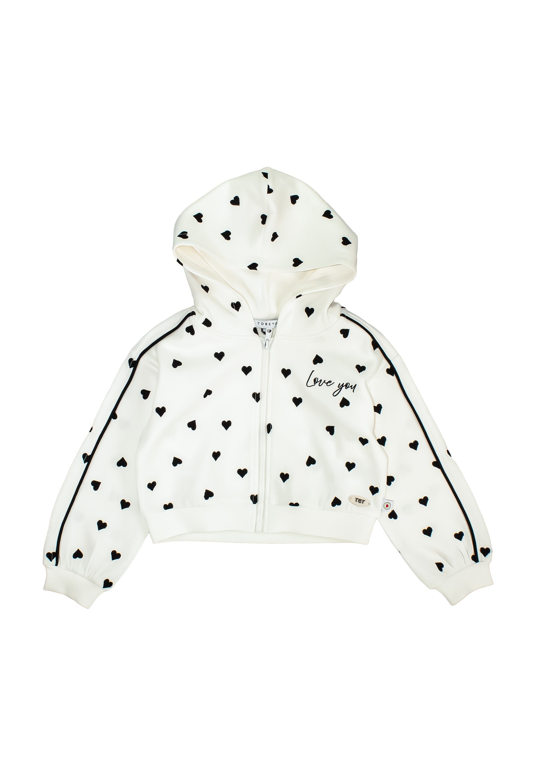 MAGLIA FULL ZIP C/CAPPUCCIO BAMBINA