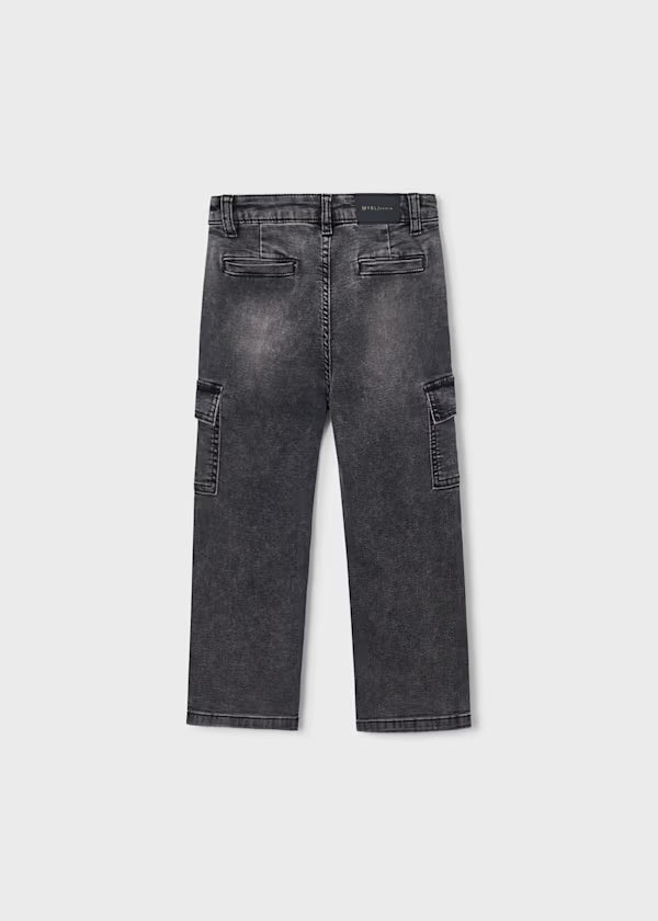Pantalone jeans cargo bambino Mayoral