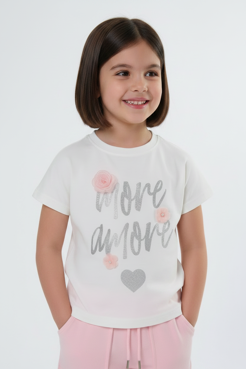 t-shirt bambina TO BE TOO