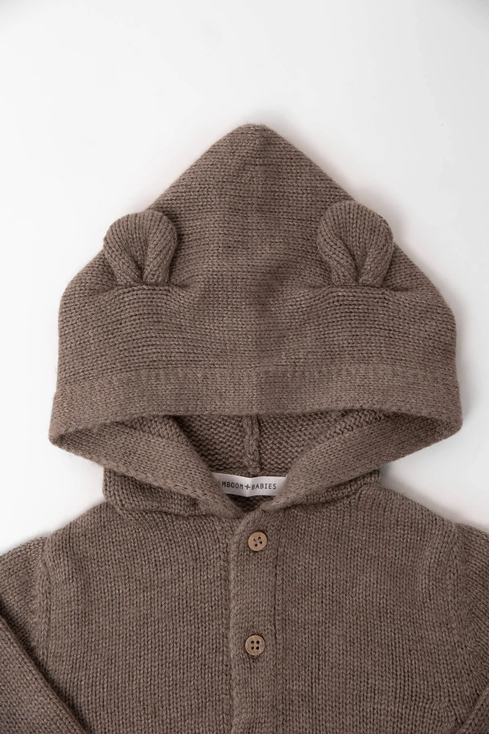 Cardigan con cappuccio Bamboom