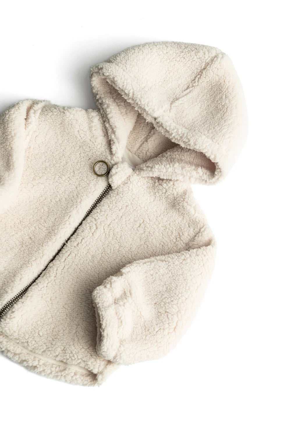 Giacca teddy con cappuccio Bamboom