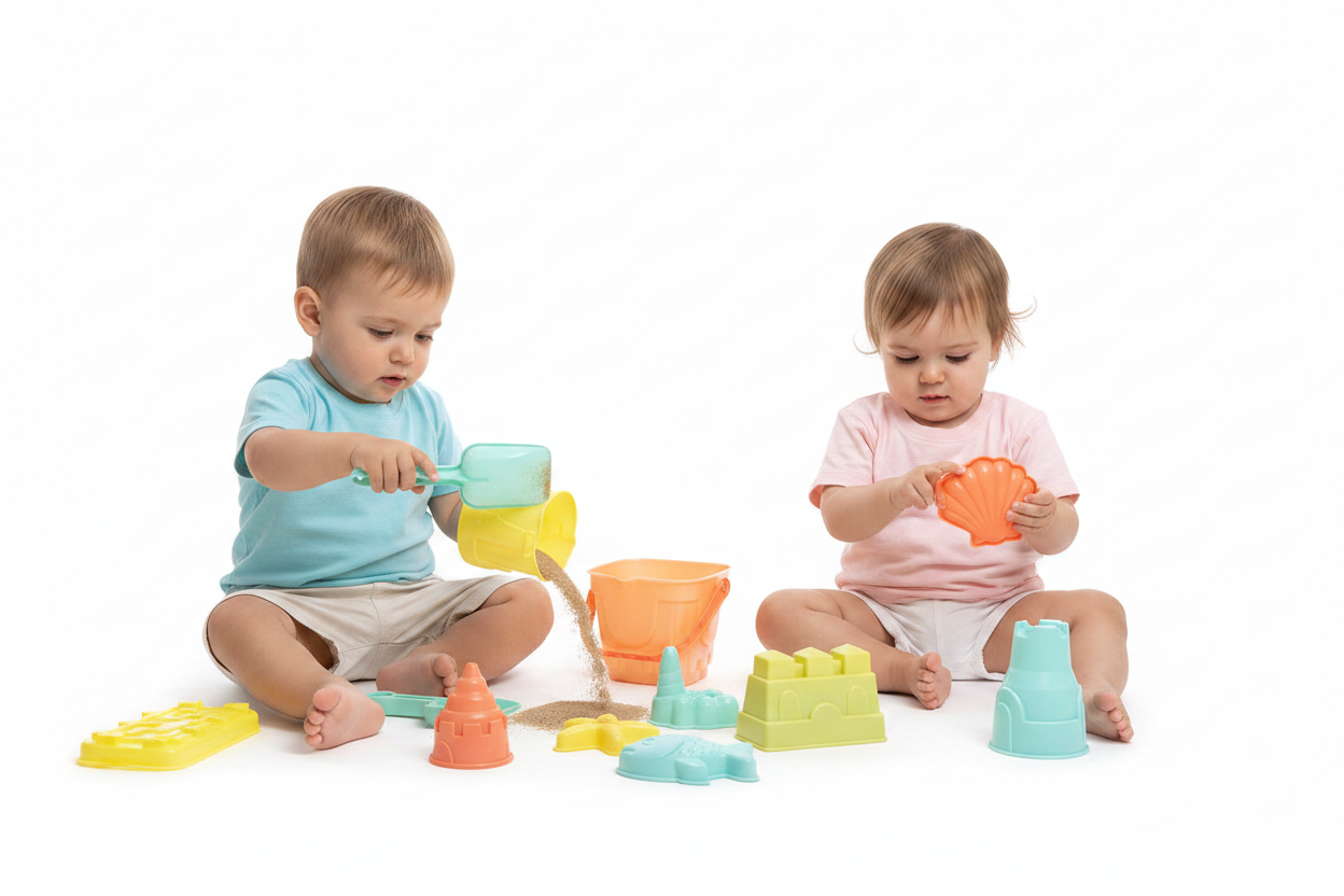 Set deluxe per costruire castelli di sabbia