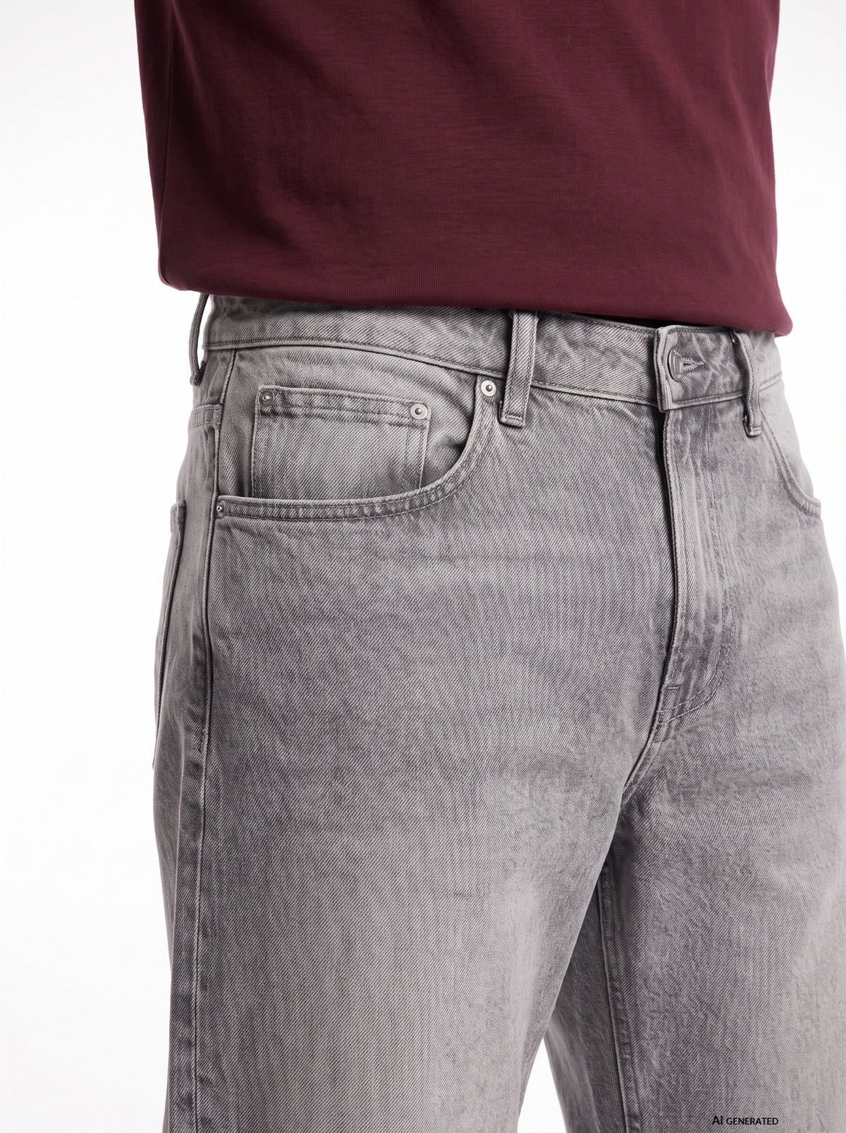 Super Baggy Grey Jeans Tiffosi