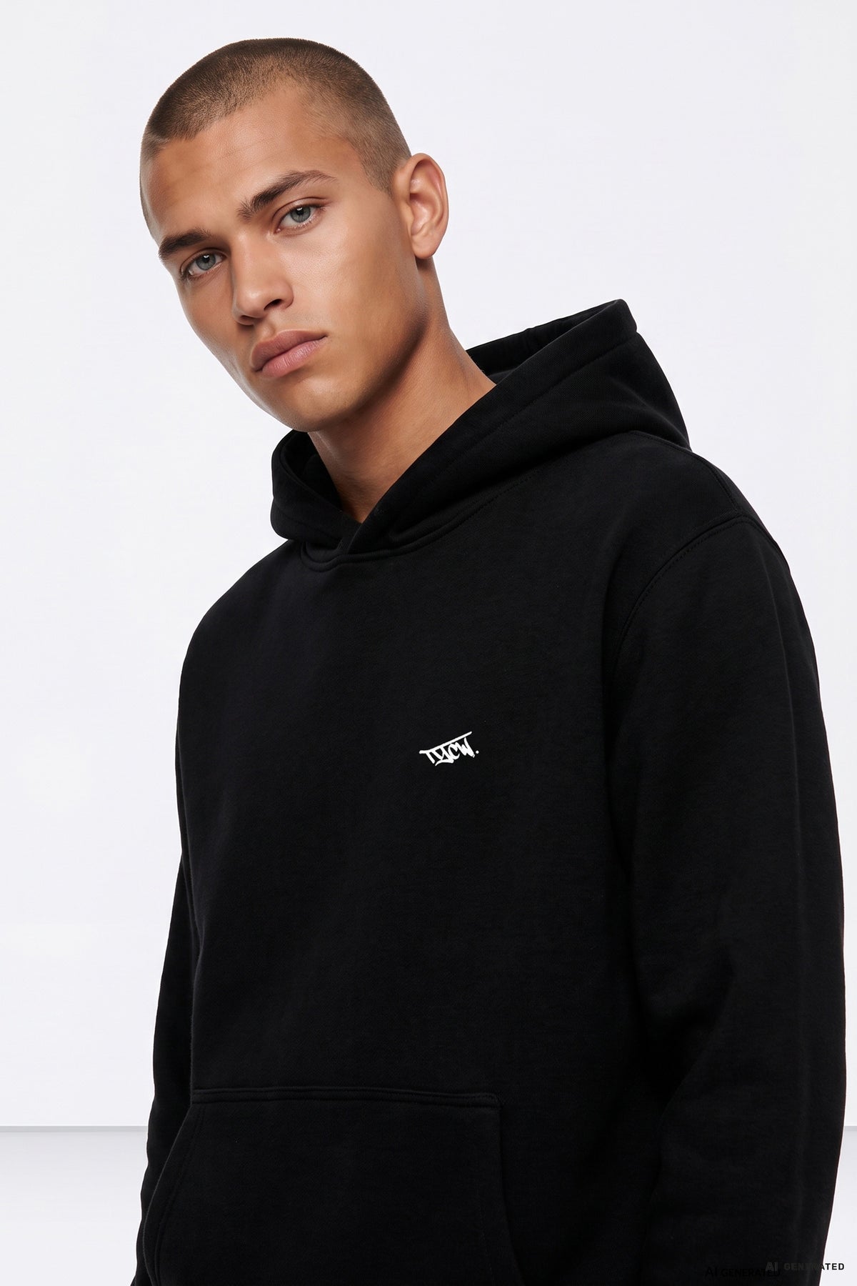 Black Basic Hoodie Tiffosi