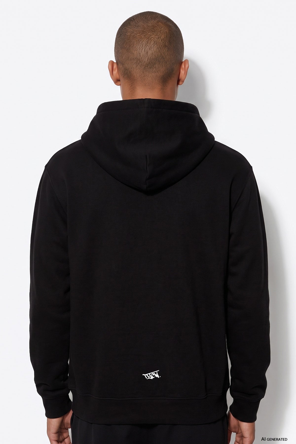 Black Basic Hoodie Tiffosi