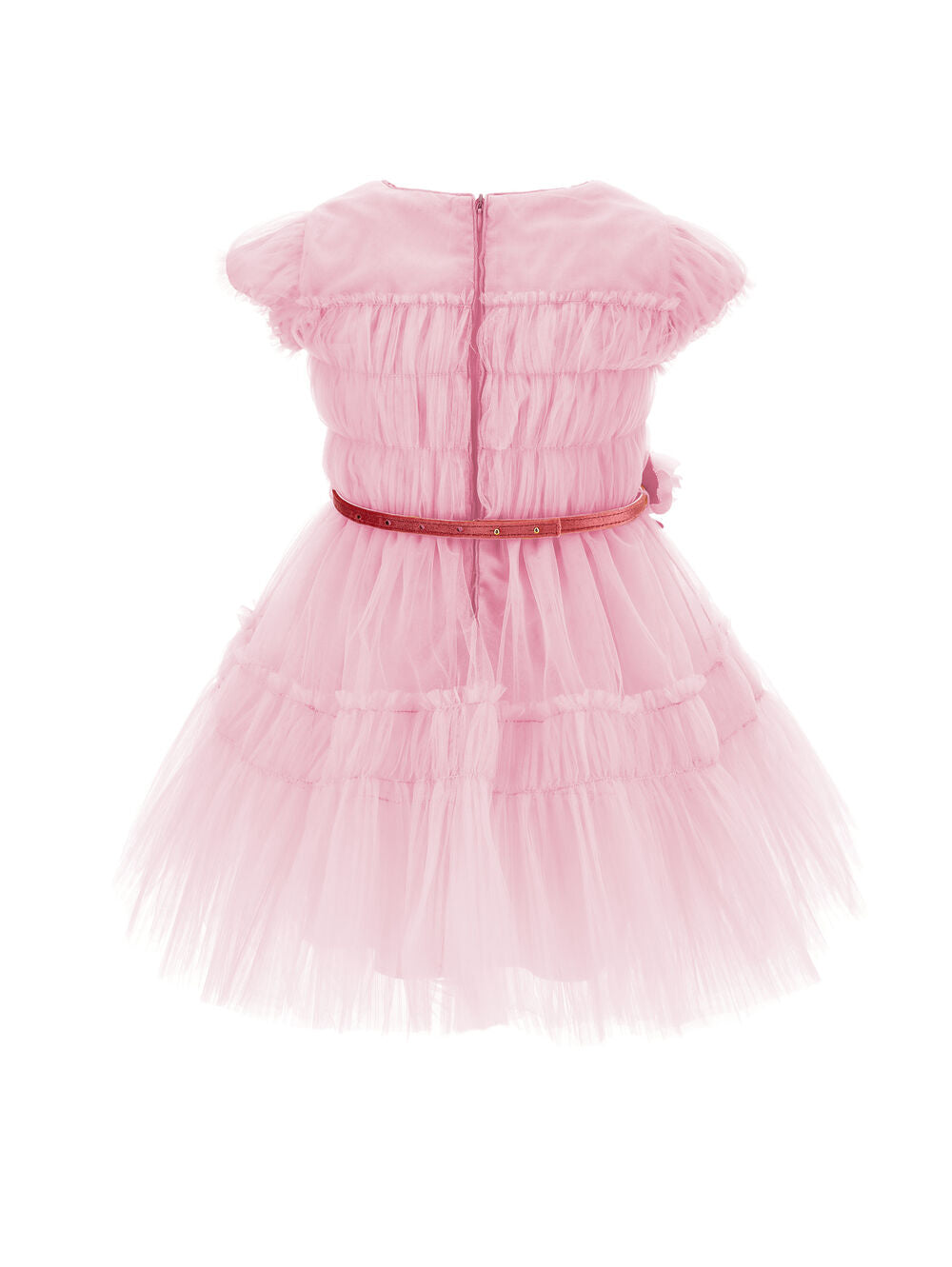 Abito tulle increspato