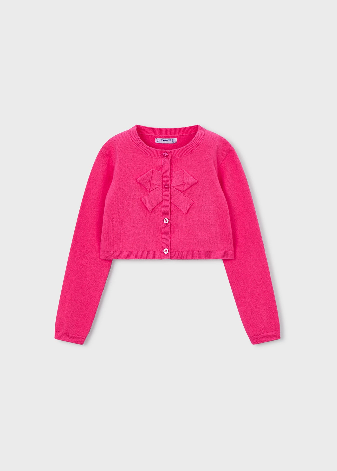 CARDIGAN TRICOT BASICO GIROCOLLO