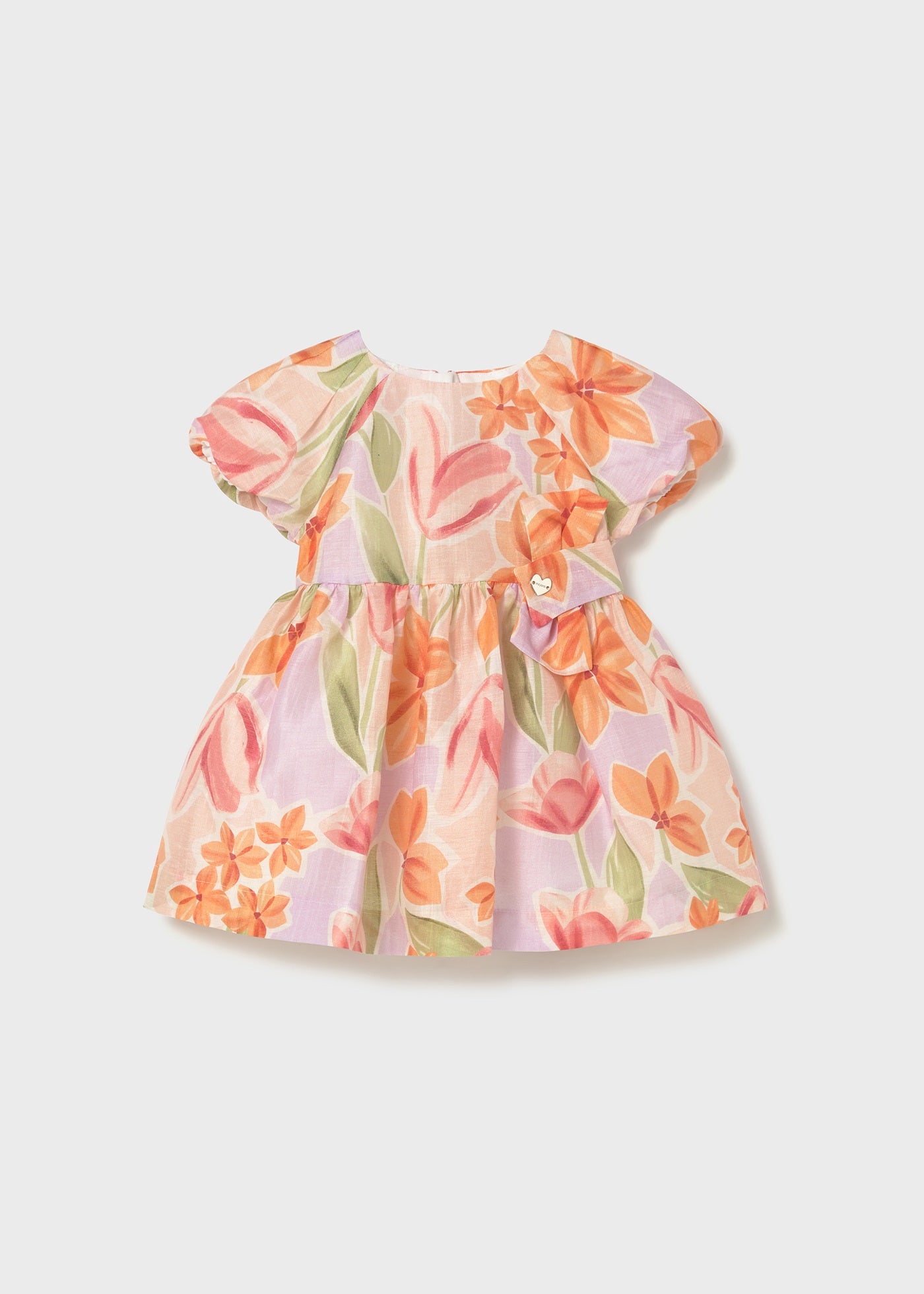 PATTERNED COLOURED DRESS