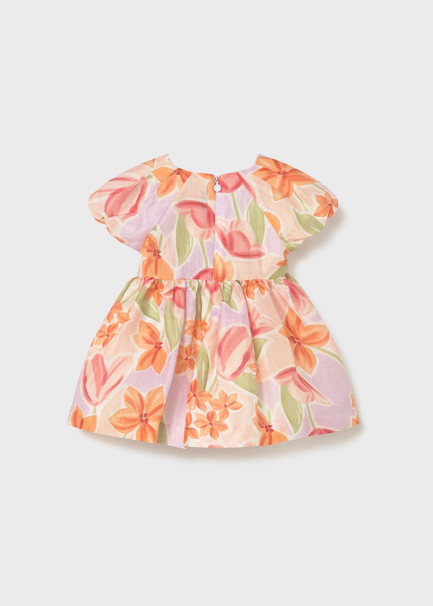 PATTERNED COLOURED DRESS