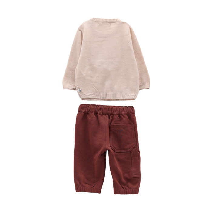 Completo Tricot e Felpa con Orsetto Melby