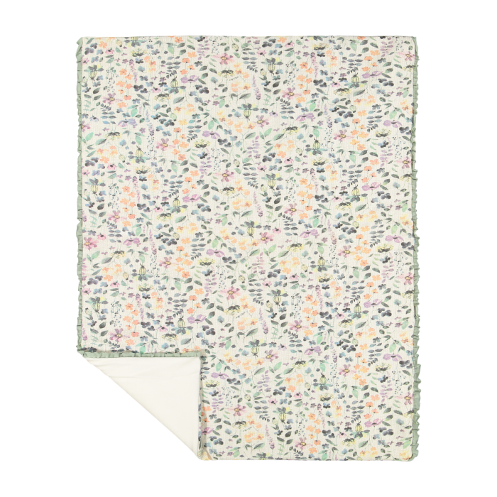 Copertina Carrozzina Fiori e Ciniglia Melby