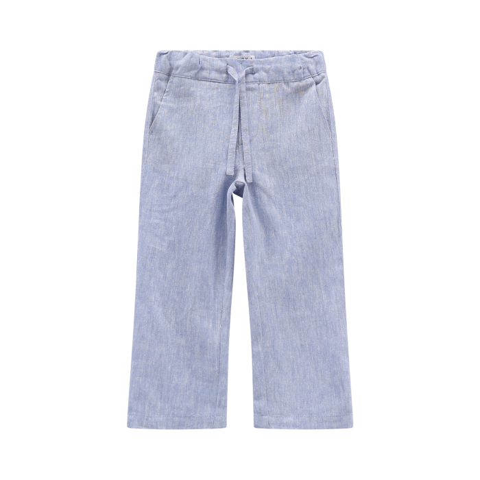Pantalone lungo in misto lino per bambino