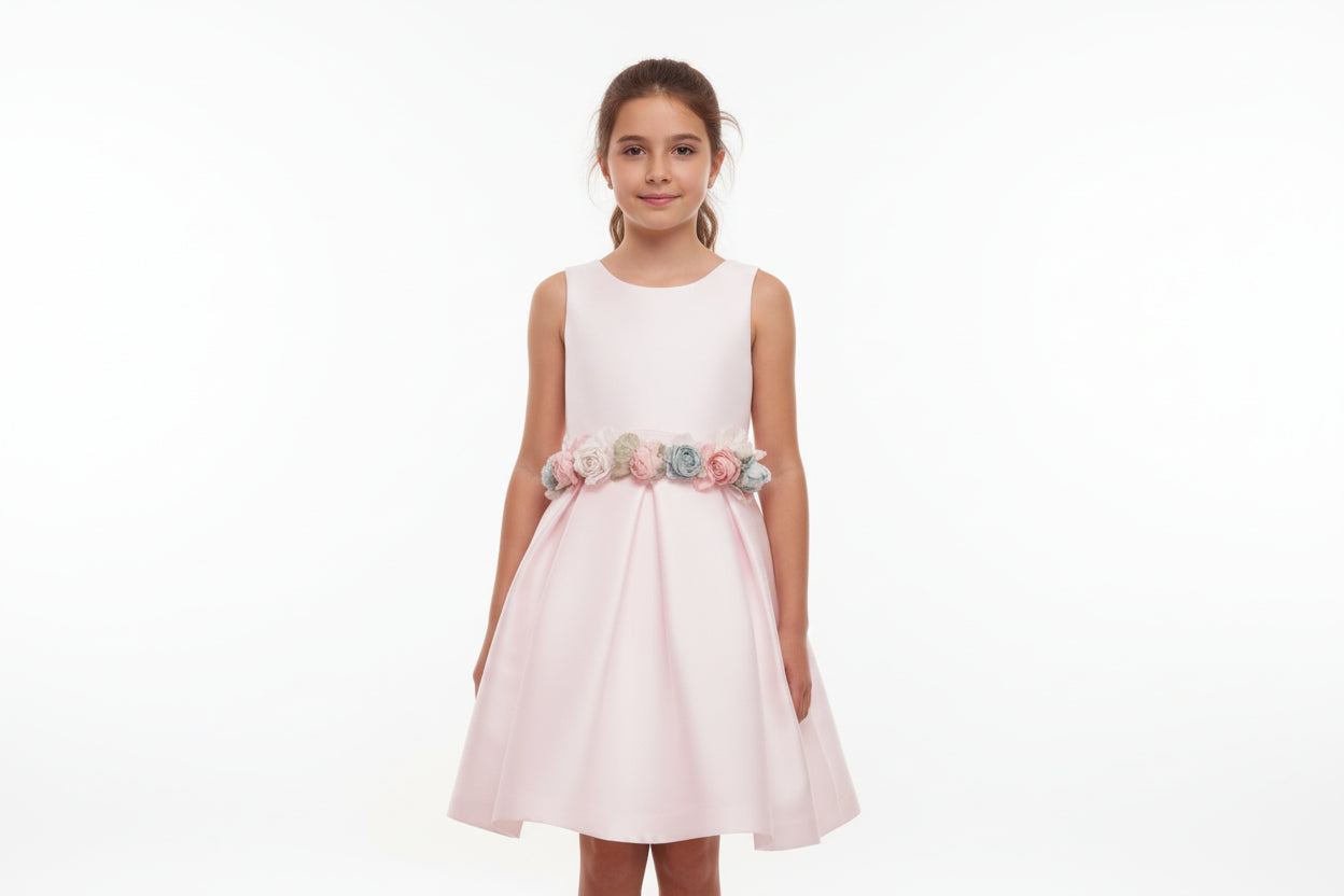 ABITO RAGAZZA MIKADO BIANCO
