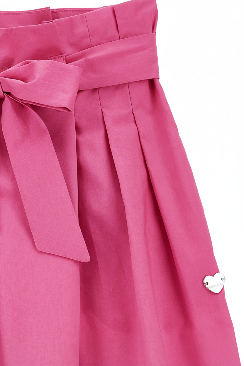 PANTALONE CROPPED POPELINE