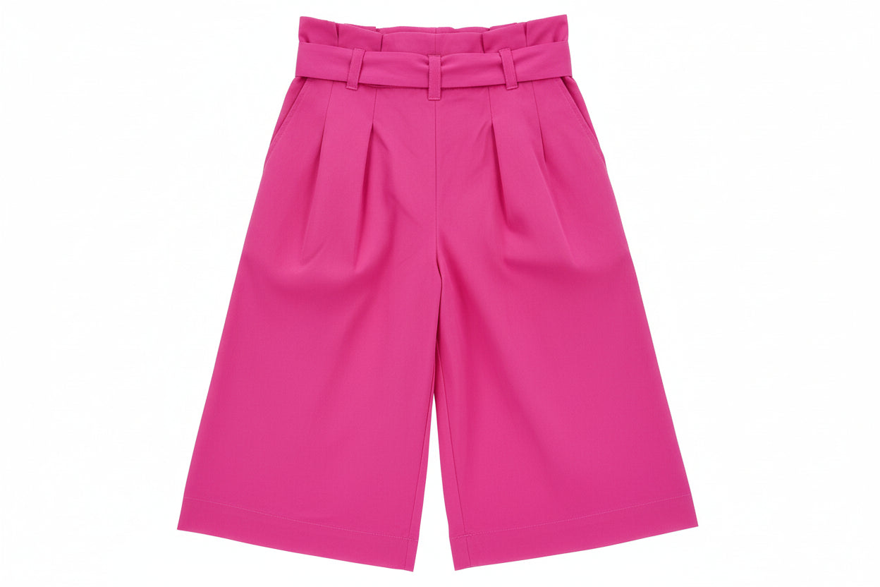 PANTALONE CROPPED POPELINE