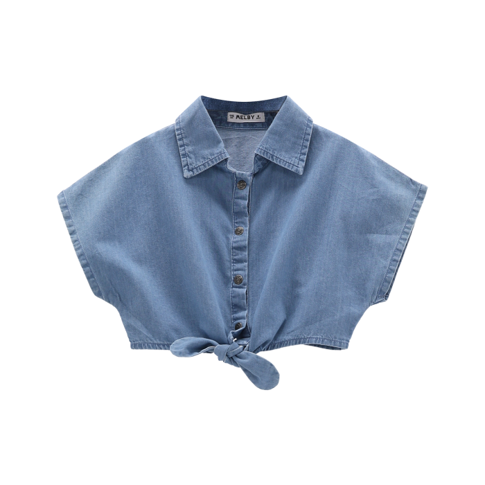 Camicia a vita alta per ragazza