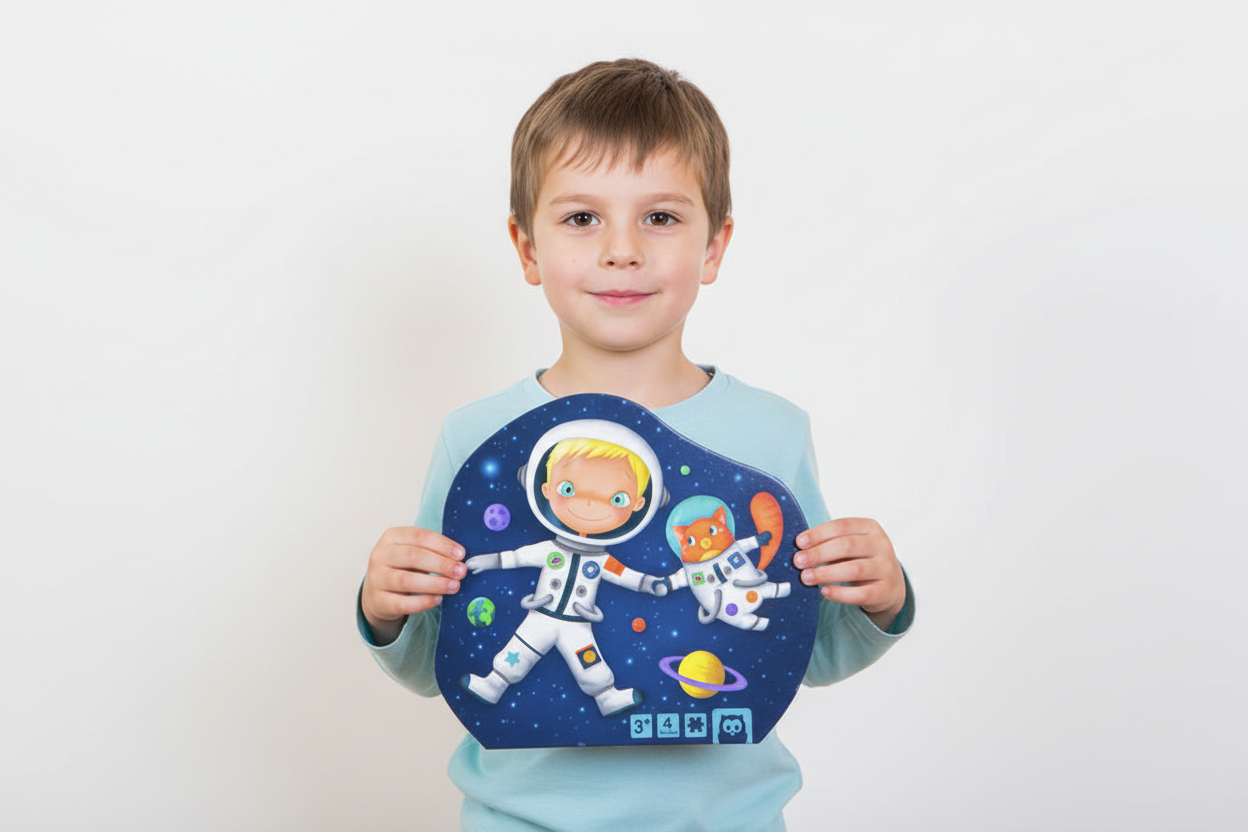 Puzzle evolutivo Astronauta 4 in 1