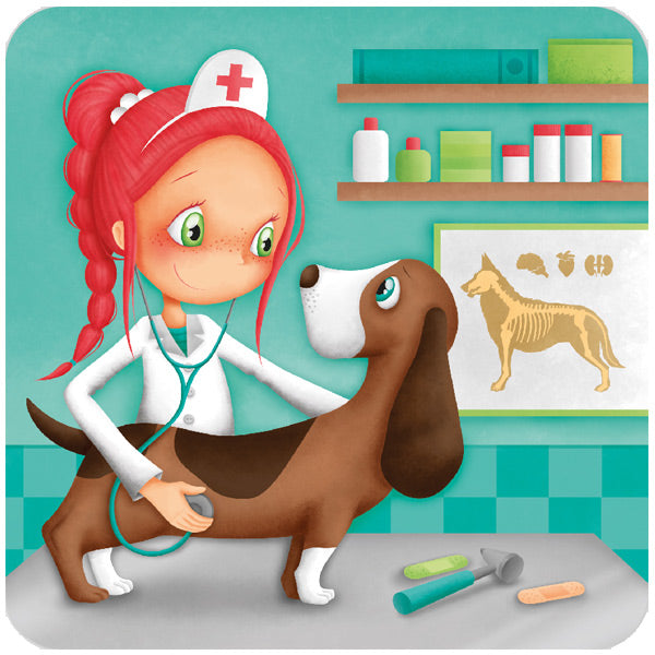 Puzzle evolutivo Veterinaria 4 in 1