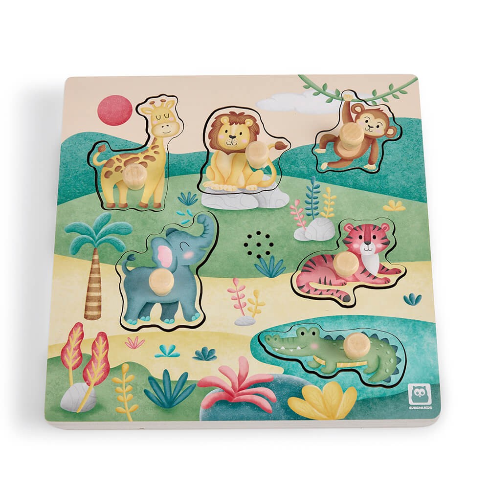 Puzzle musicale impilabile in legno - Savannah Friends