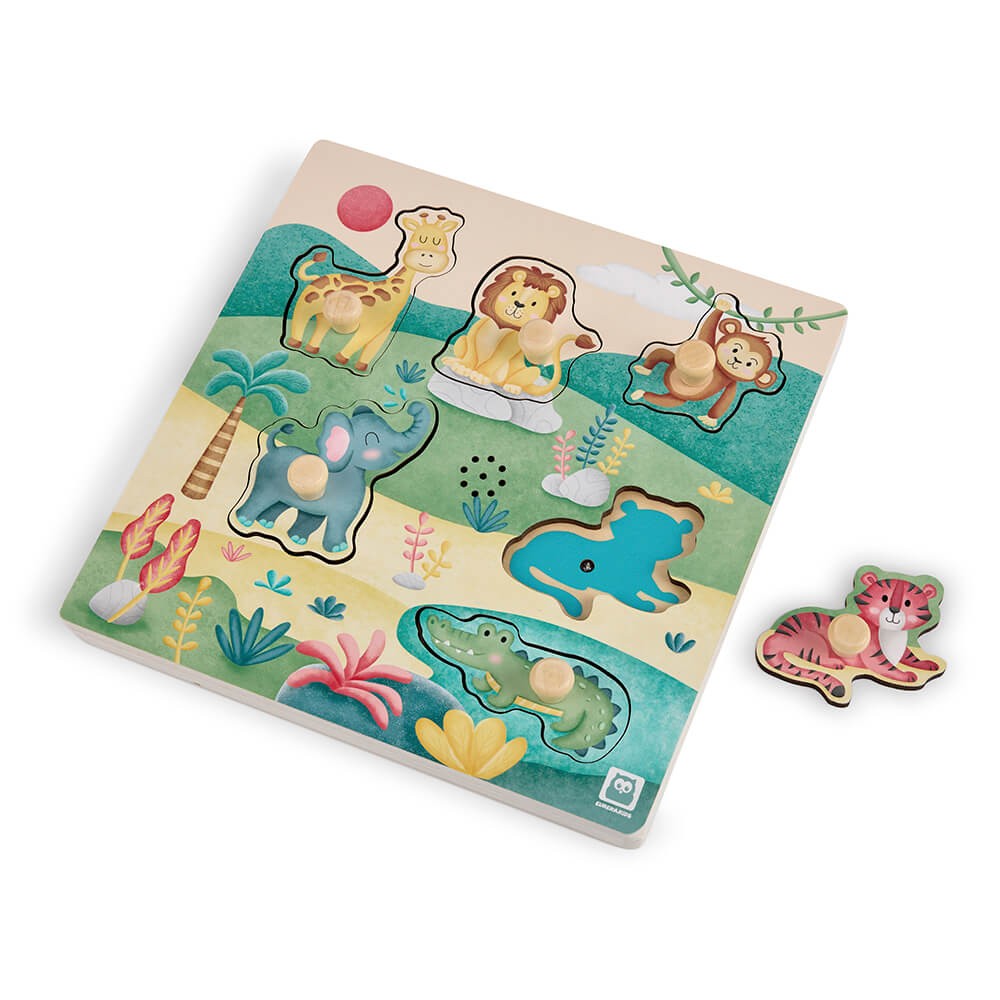 Puzzle musicale impilabile in legno - Savannah Friends
