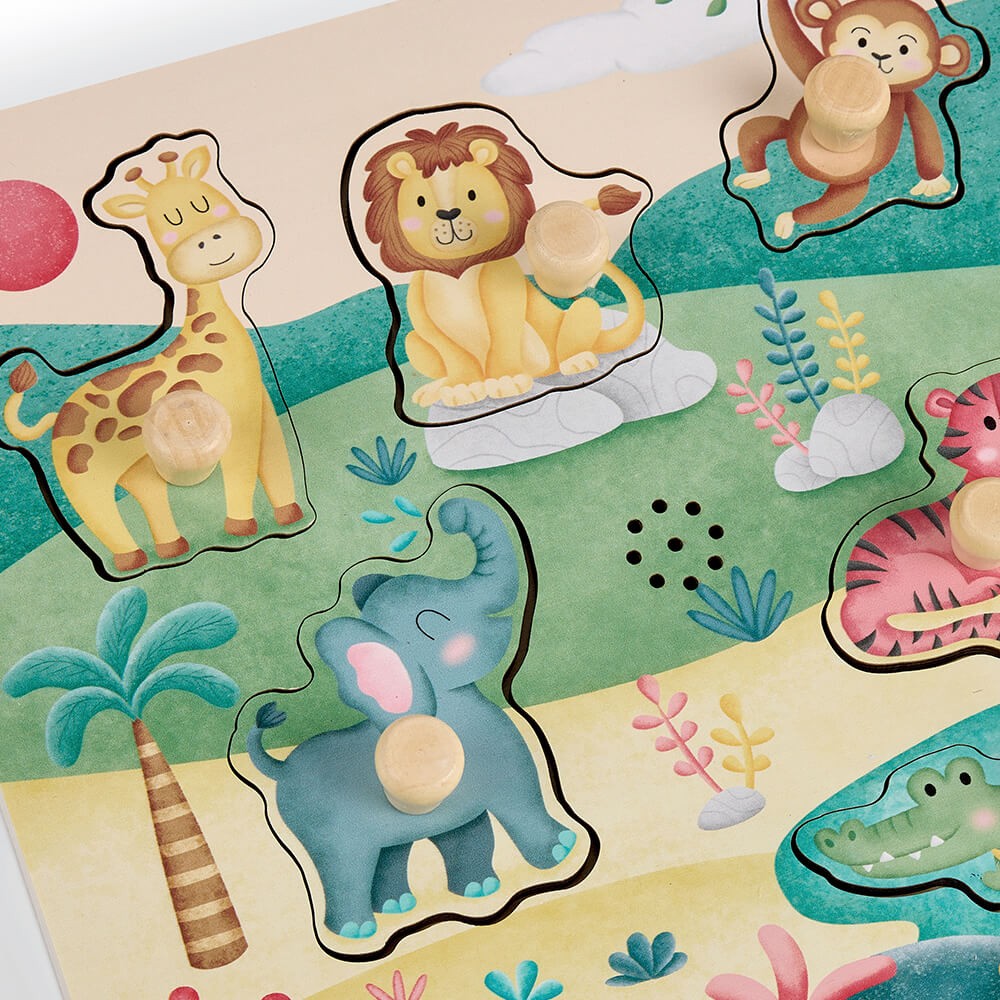 Wooden Stacking Musical Puzzle - Savannah Friends