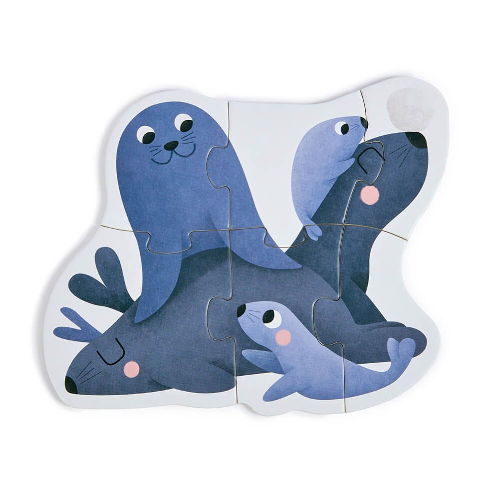 Polar animals puzzle 4 in 1 Eureka