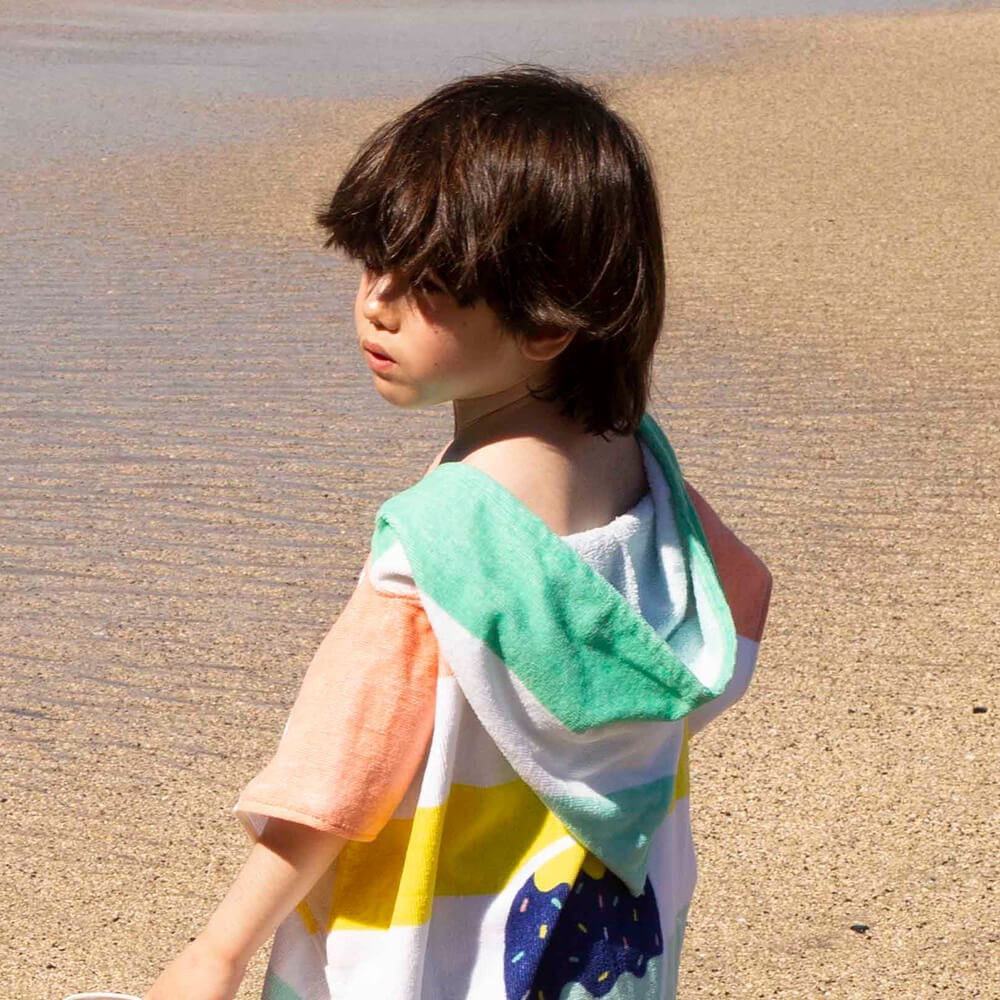Asciugamano poncho per bambini