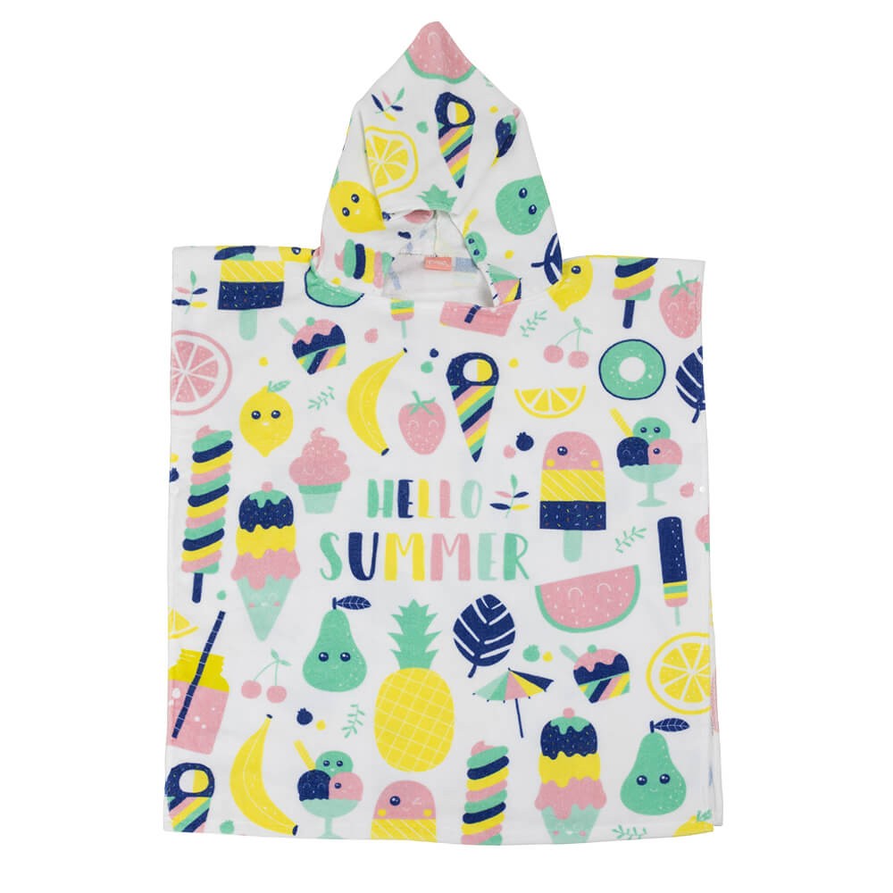 Asciugamano poncho per bambini