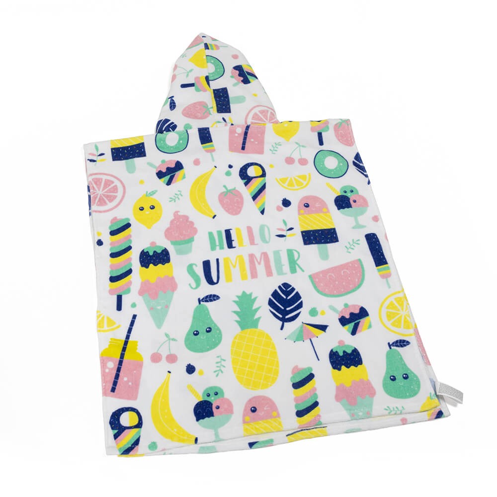Asciugamano poncho per bambini