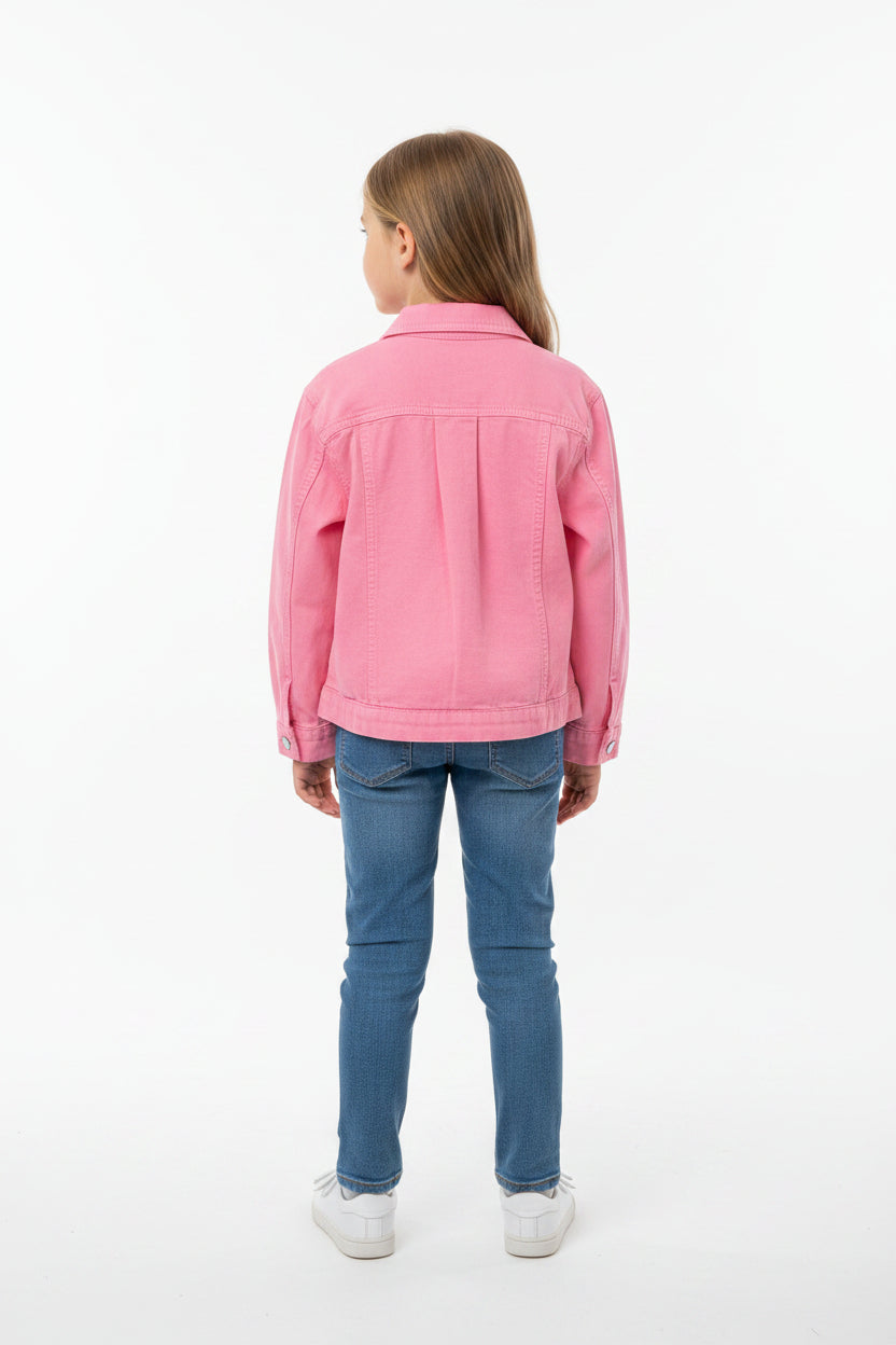 GIACCA DENIM ROSA