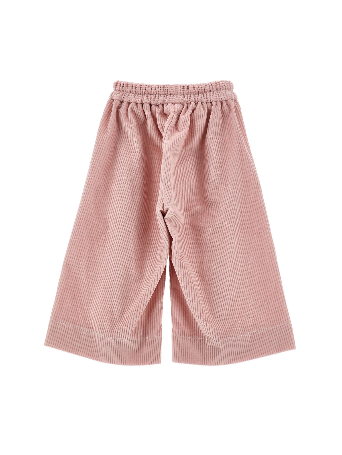 Pantaloni Palazzo Velluto Volant Monnalisa
