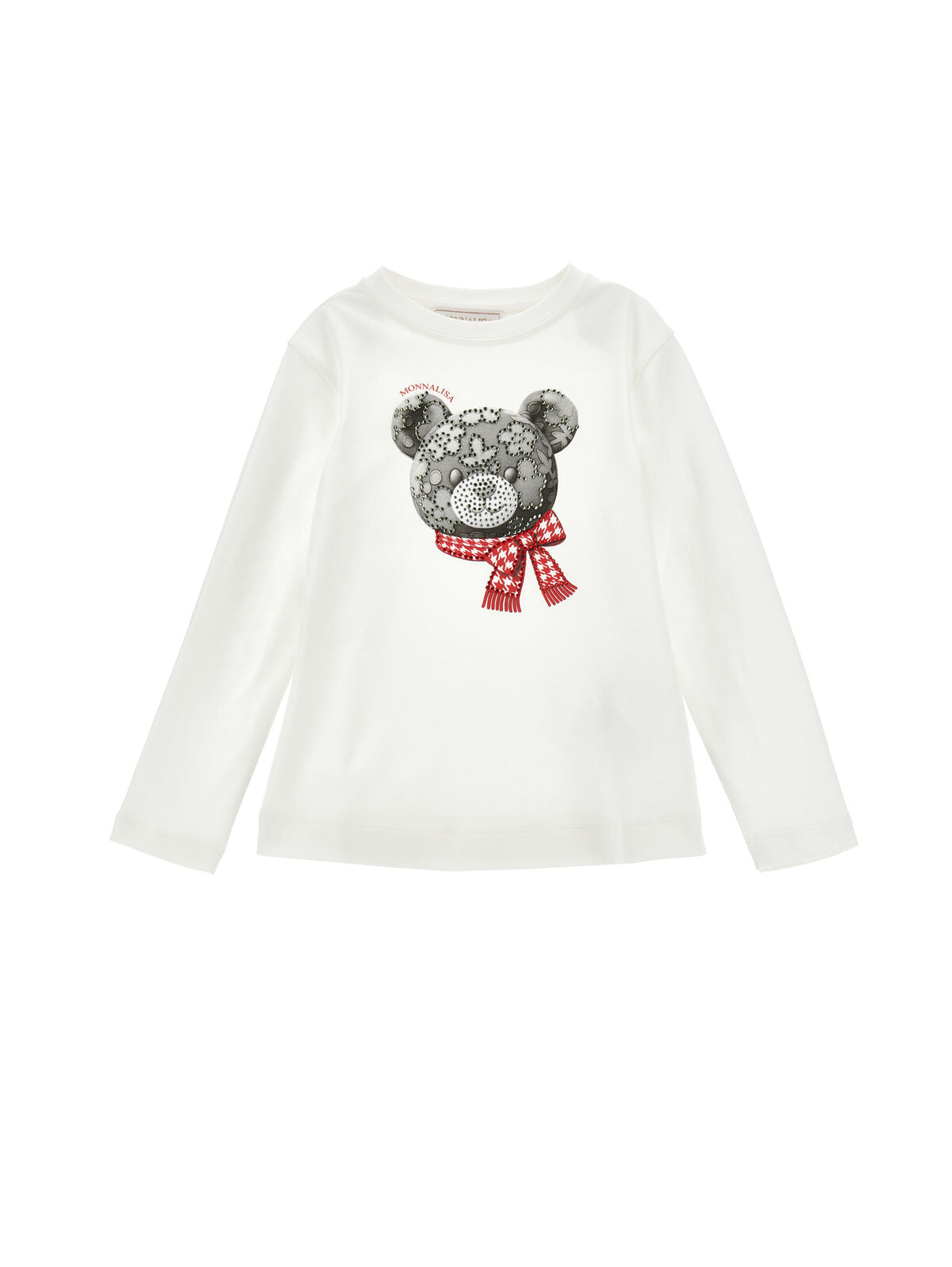 T-shirt Orsetto Paillettes Monnalisa