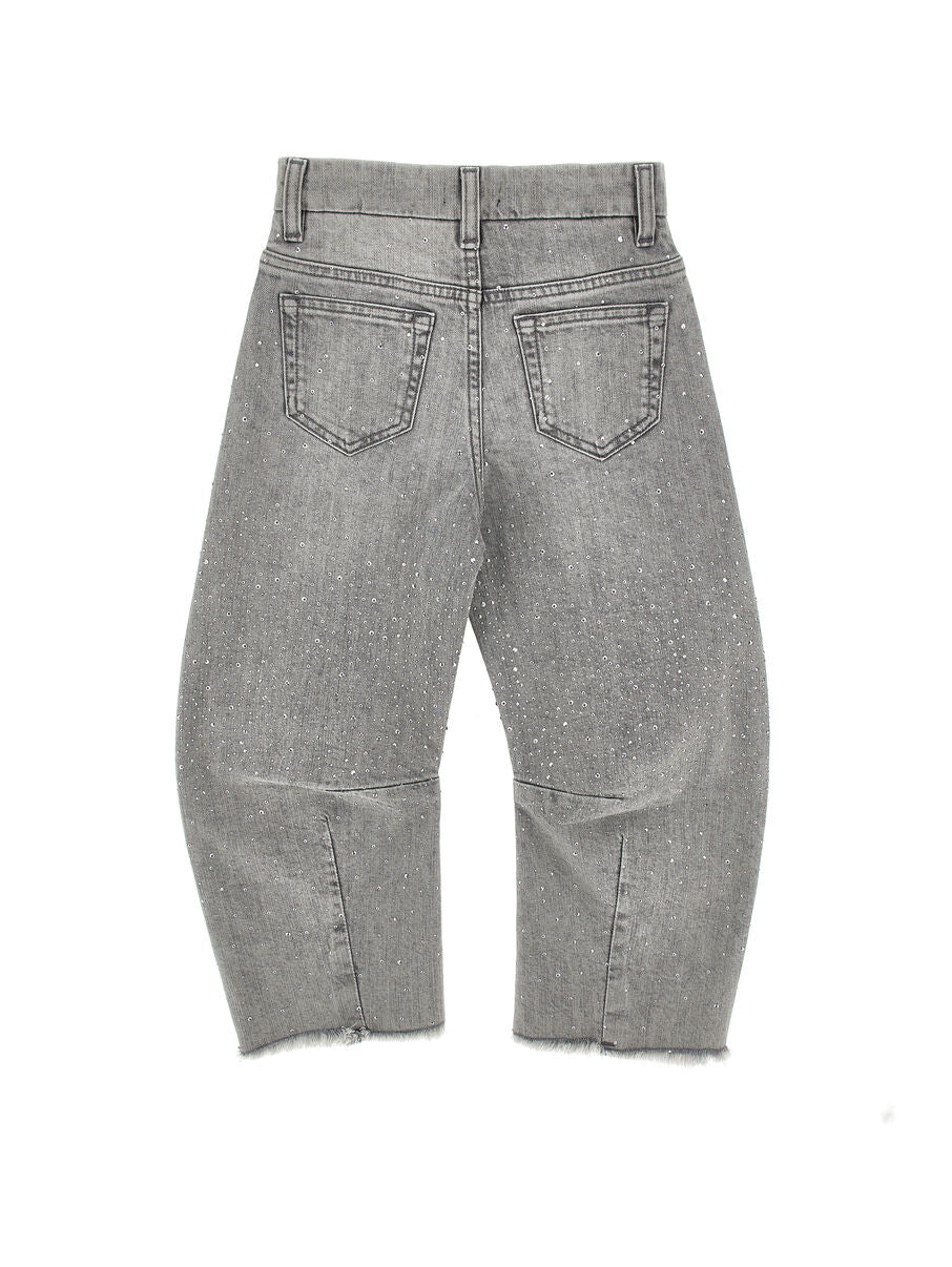 Jeans strass Monnalisa