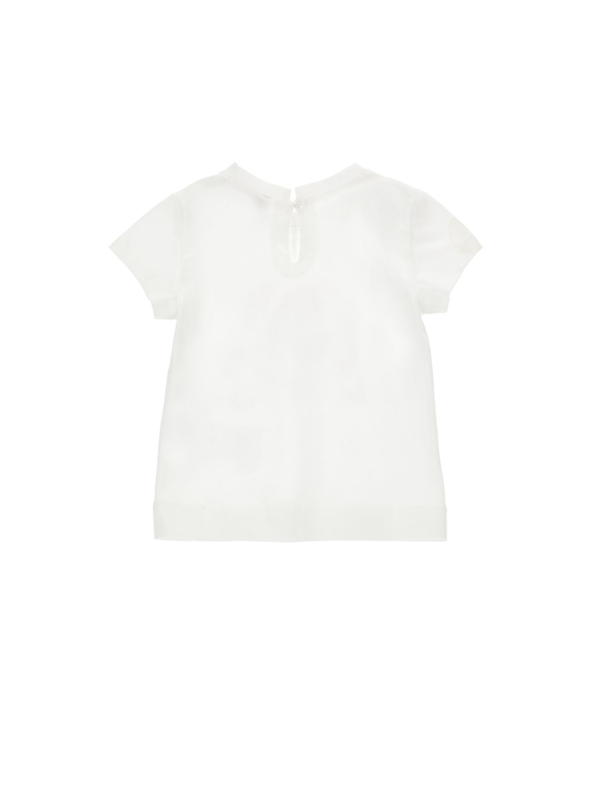 T-shirt Fiori Ricamo Monnalisa