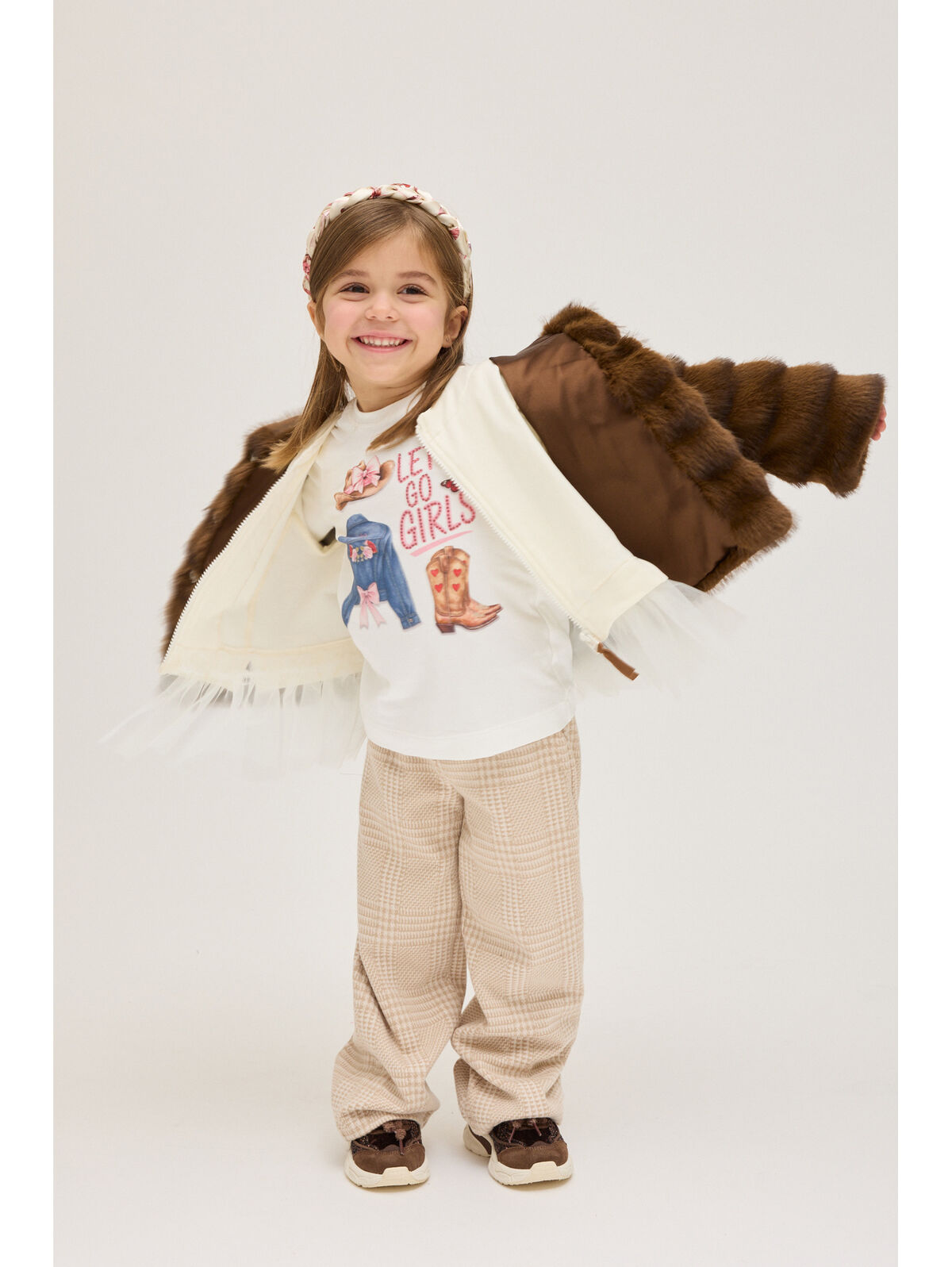 T-shirt Cowgirl Monnalisa con Decorazioni